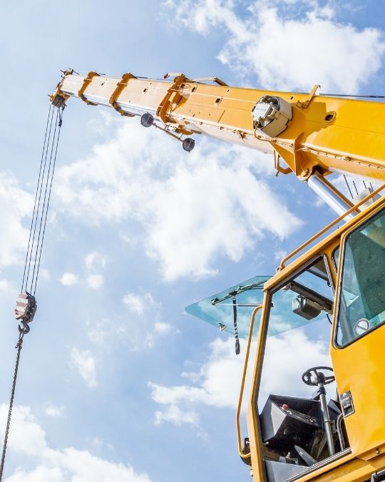 Location d'une grue près de Pau